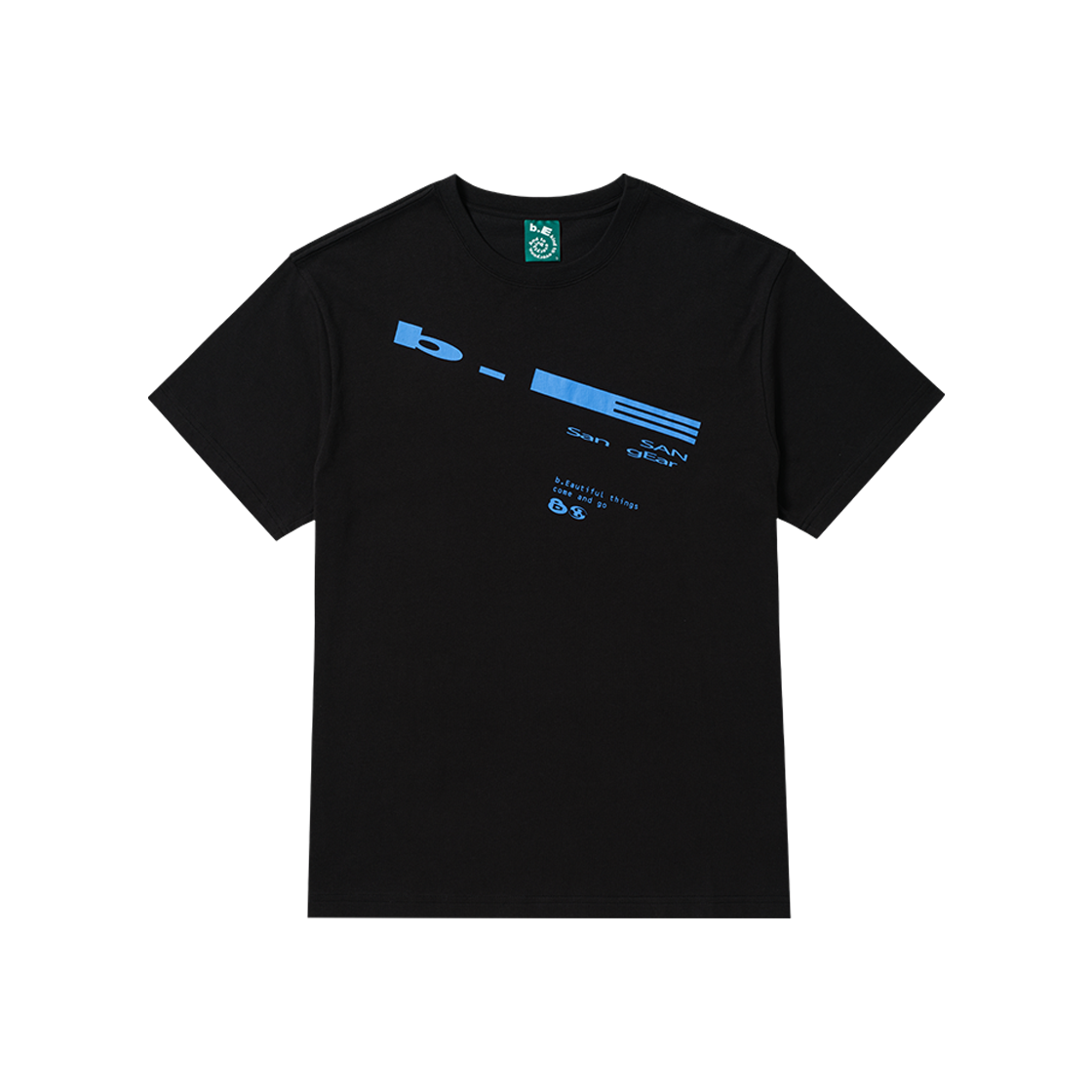 산산기어 X 뷰티풀 스프라우트 티셔츠 블랙(Sansan Gear X b.E Sprout T-Shirts Black)
