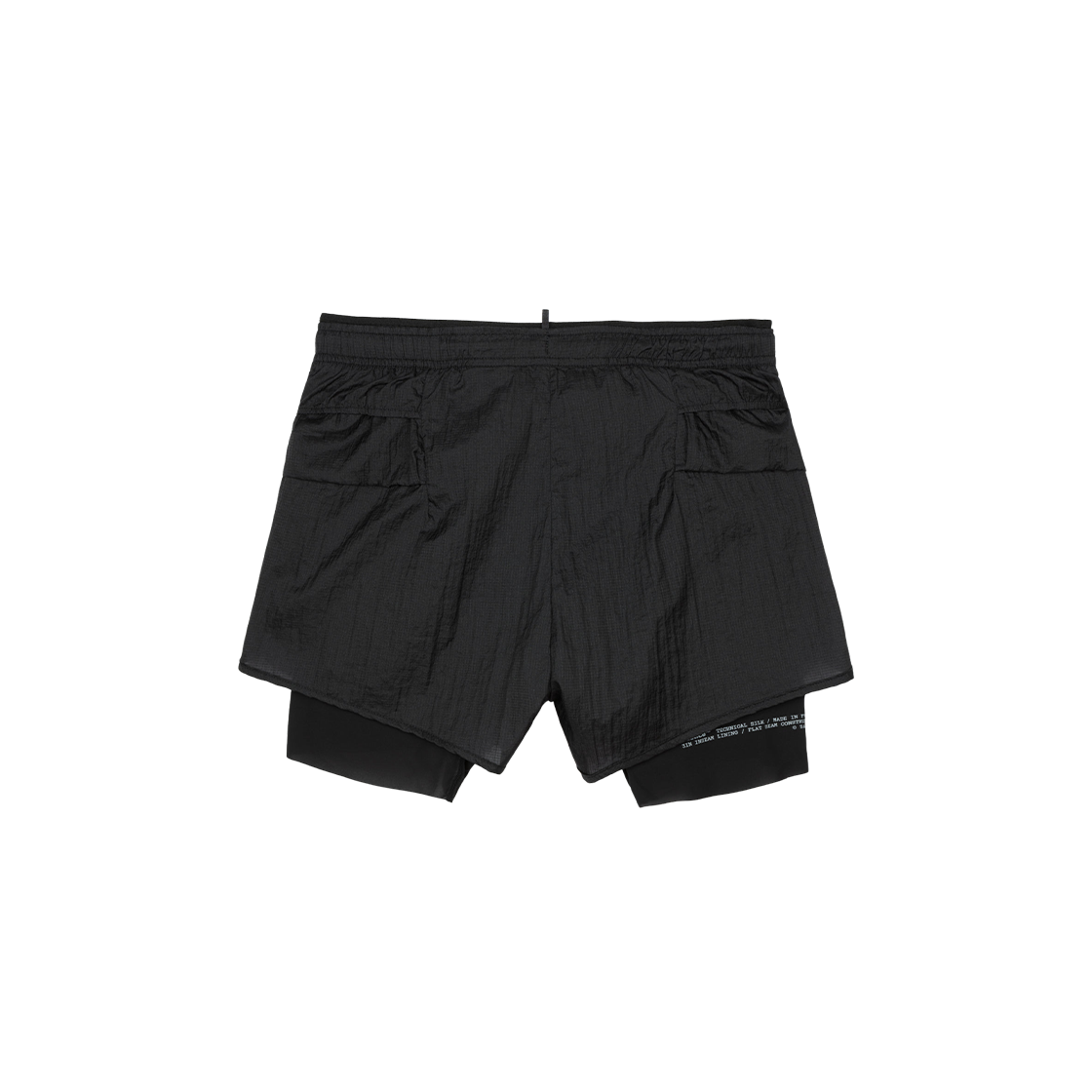 새티스파이 리피 3인치 트레일 쇼츠 블랙(Satisfy Rippy 3 Inch Trail Shorts Black) - 2