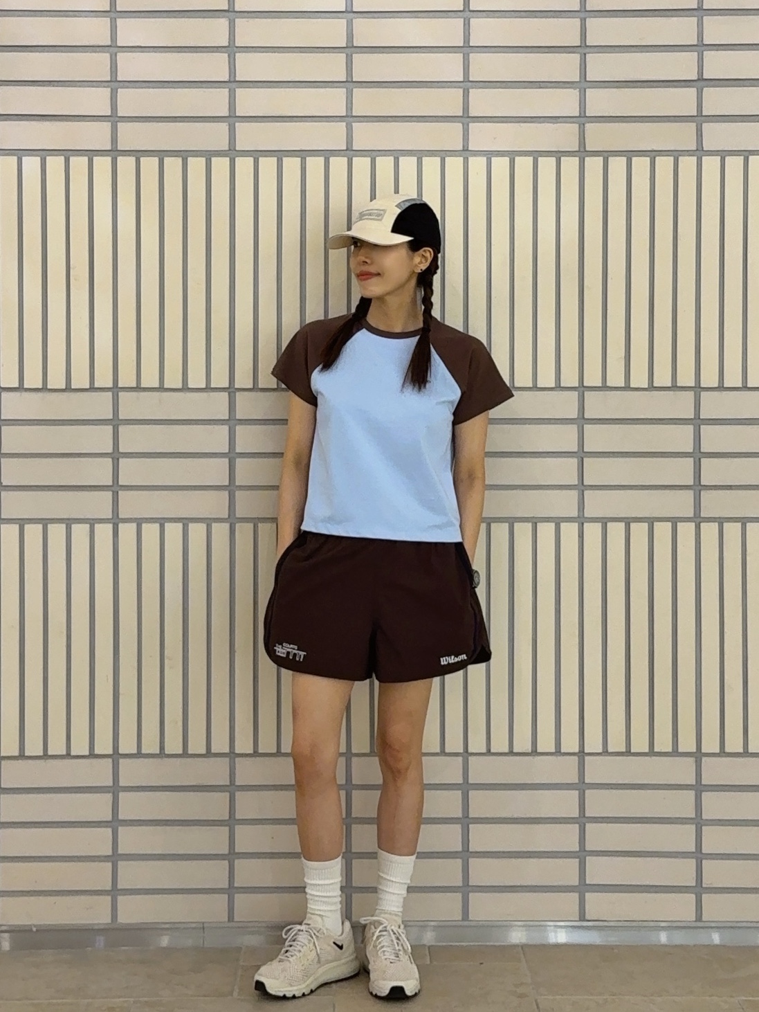 Nike x Stussy Air Max 2013 Fossil, Supreme Side Mesh Camp Cap Cream - 25SS 착용 스타일 - 3