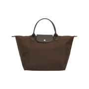 Longchamp Le Pliage Green M Hand Bag Brown