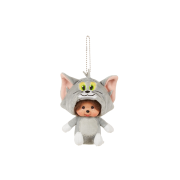 Monchhichi x Tom & Jerry SS Doll Mini Key Chain Tom