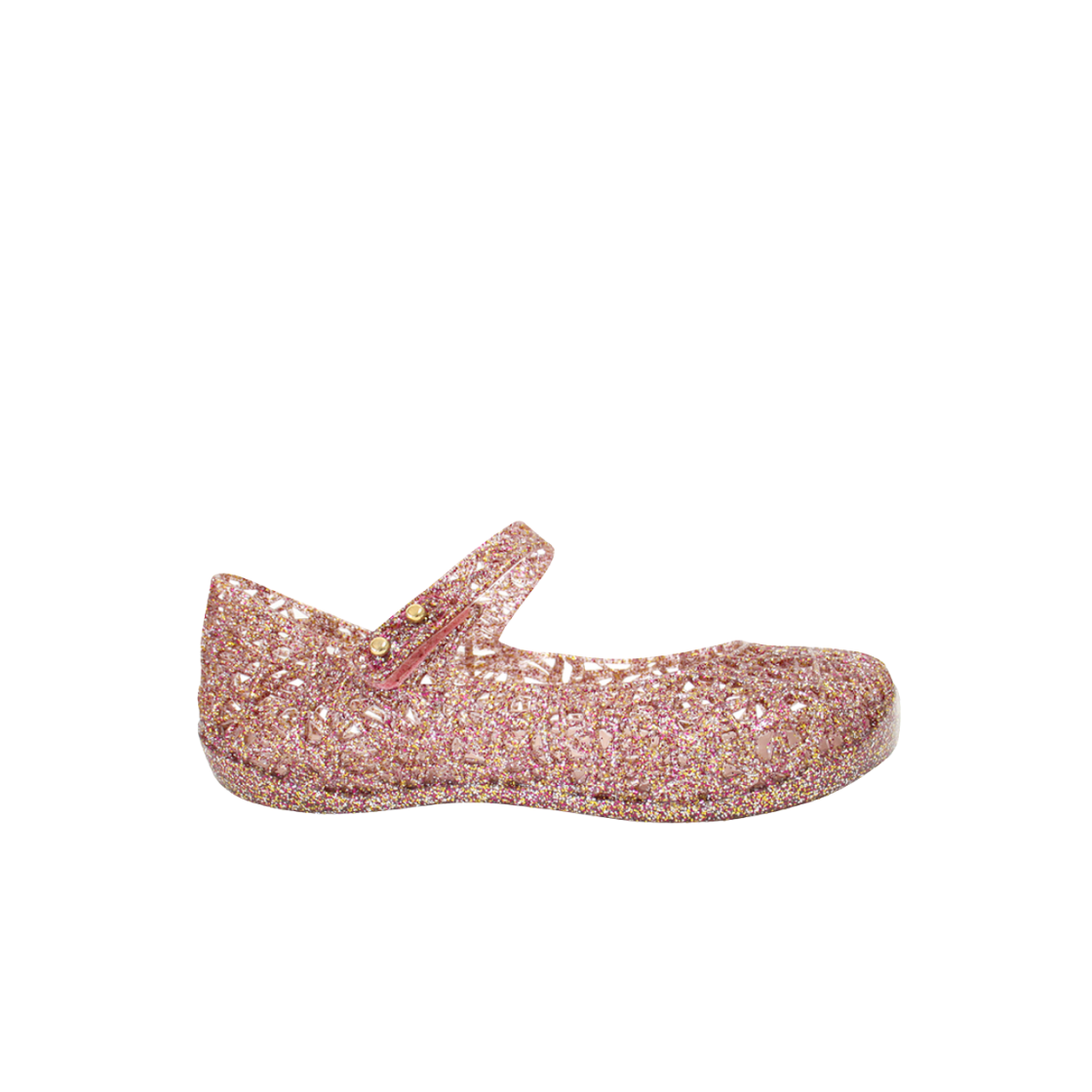 (키즈) 멜리사 미니 멜리사 지그재그4 샌들 핑크((Kids) Melissa Mini Melissa Zigzag4 Sandal Pink)