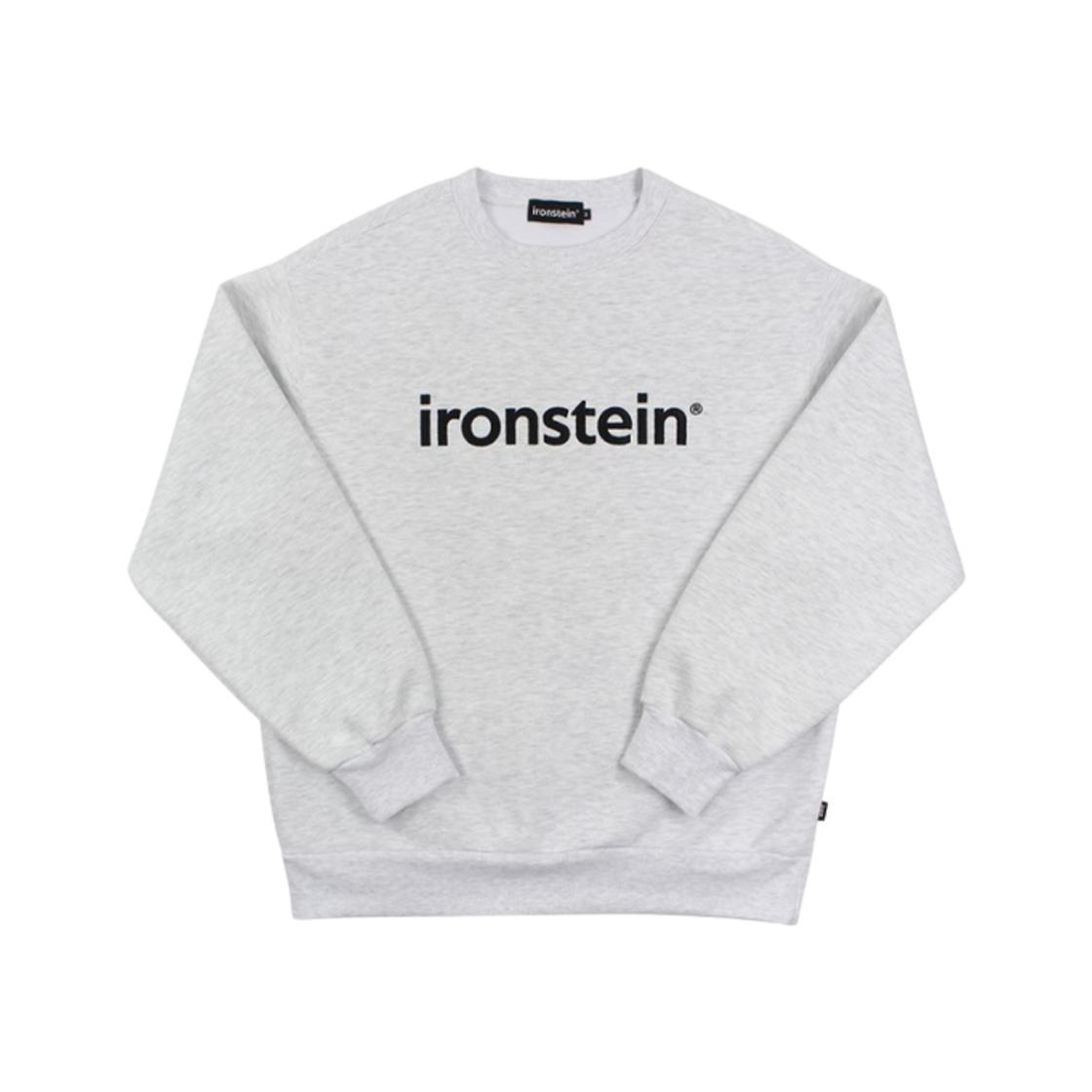 아이언슈타인 로고 스웨트셔츠 멜란지 그레이(Ironstein Logo Sweatshirt Melange Grey)