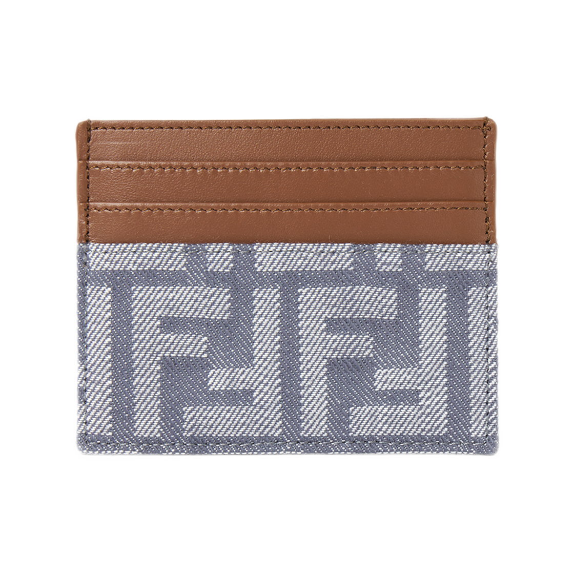 8M0445AUT4F1SXQ Fendi Baguette Card Holder Wallet Blue