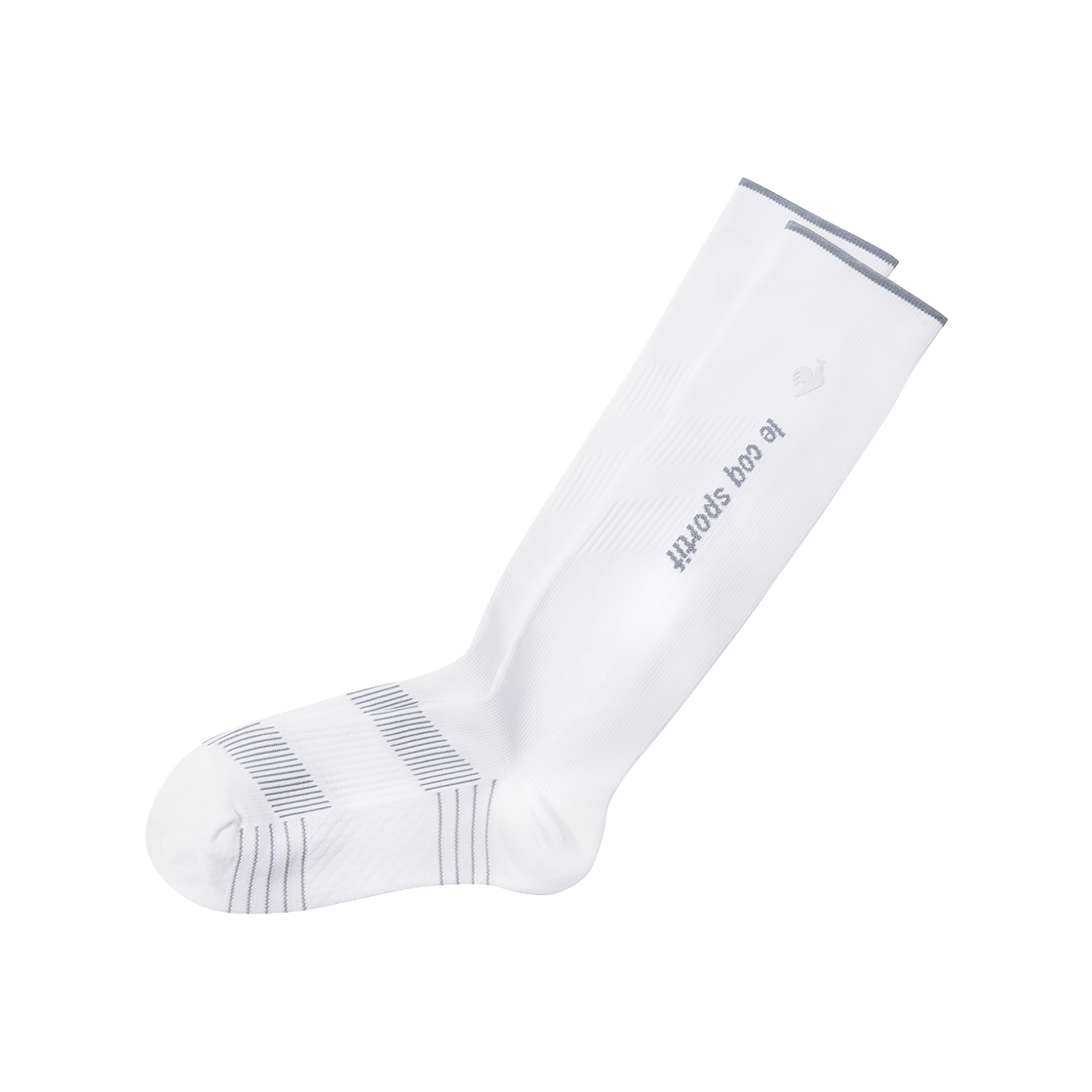 QQ322WSC71_WHT0 le coq sportif Women’s Sports Cushion Long Socks White