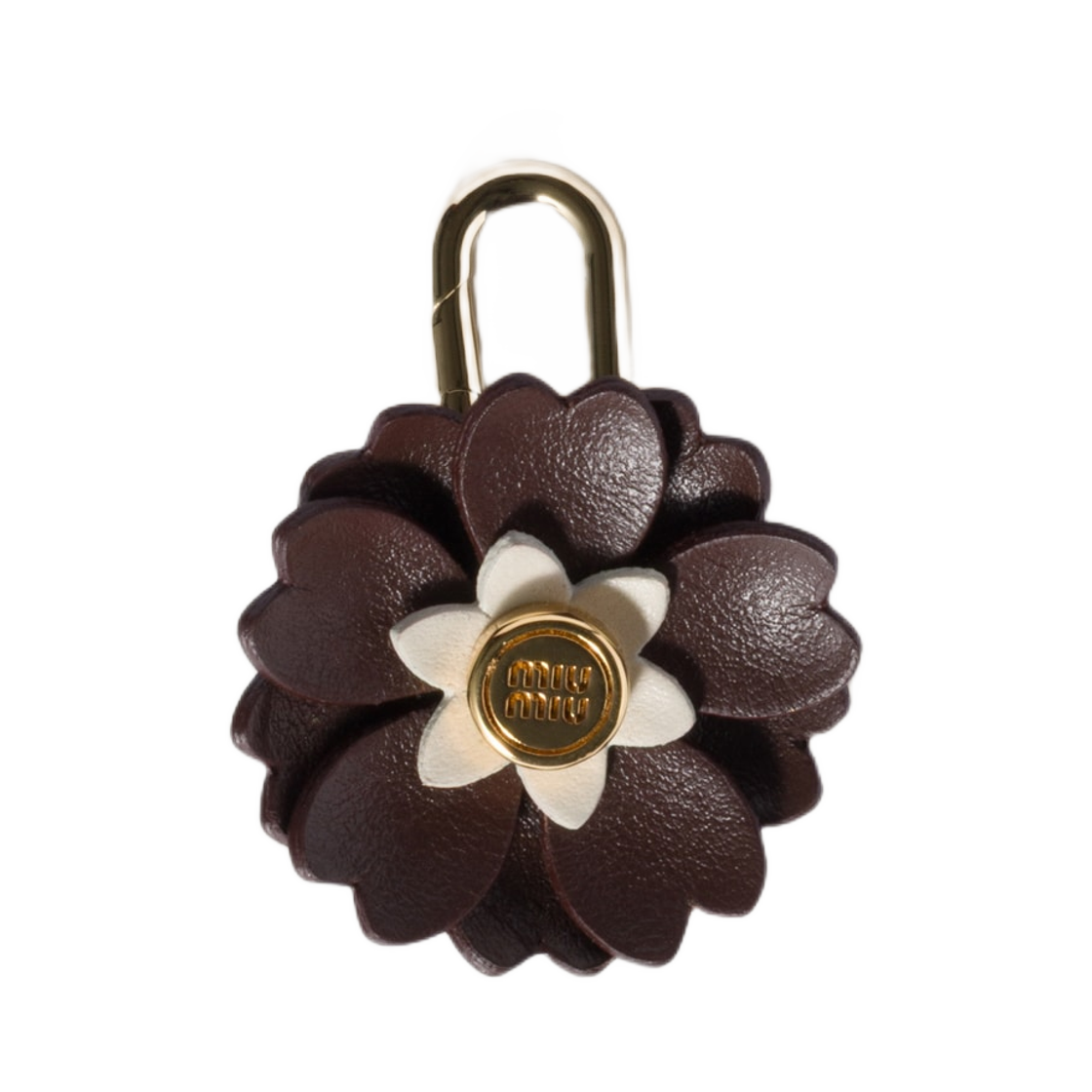 5ID016-2FLQ-F03XH Miu Miu Leather Micro Trick Briarwood White