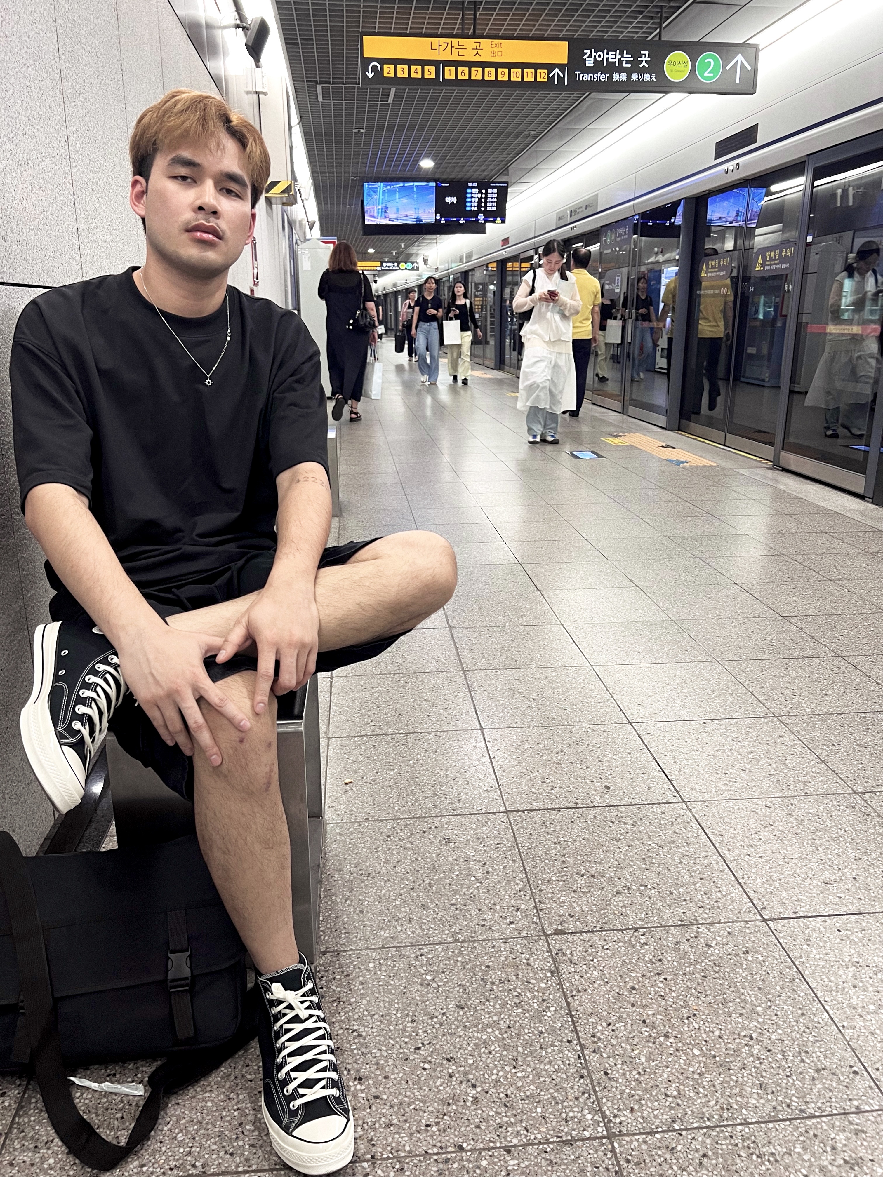 Converse Chuck 70 Hi Black 착용 스타일