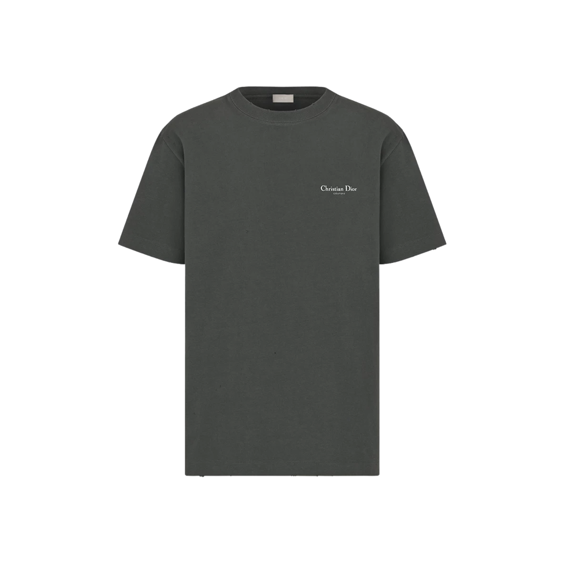 593J672B0554-C980 Dior Cotton Jersey Couture Lily of the Valley Relaxed Fit T-Shirt Black