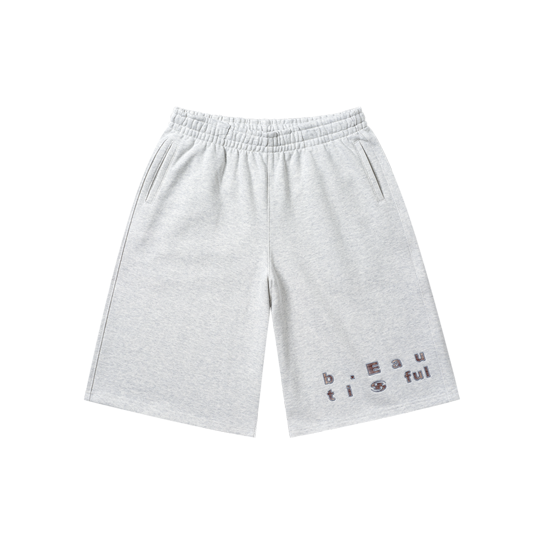 SG2502SOSS81 Sansan Gear X b.E Sweatshorts White Melange