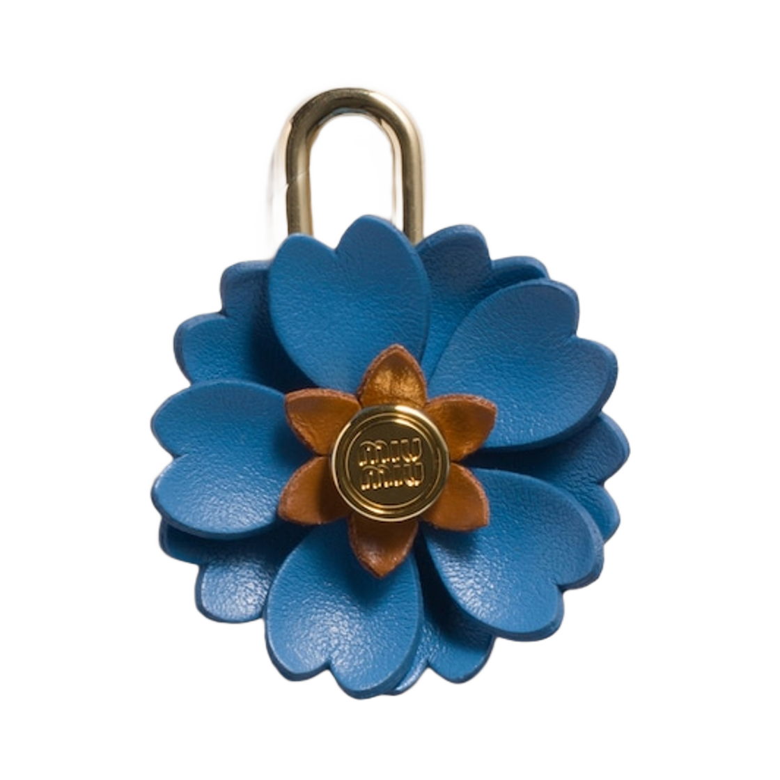 5ID016-2FLQ-F0WK7 Miu Miu Leather Micro Trick Light Blue Cognac