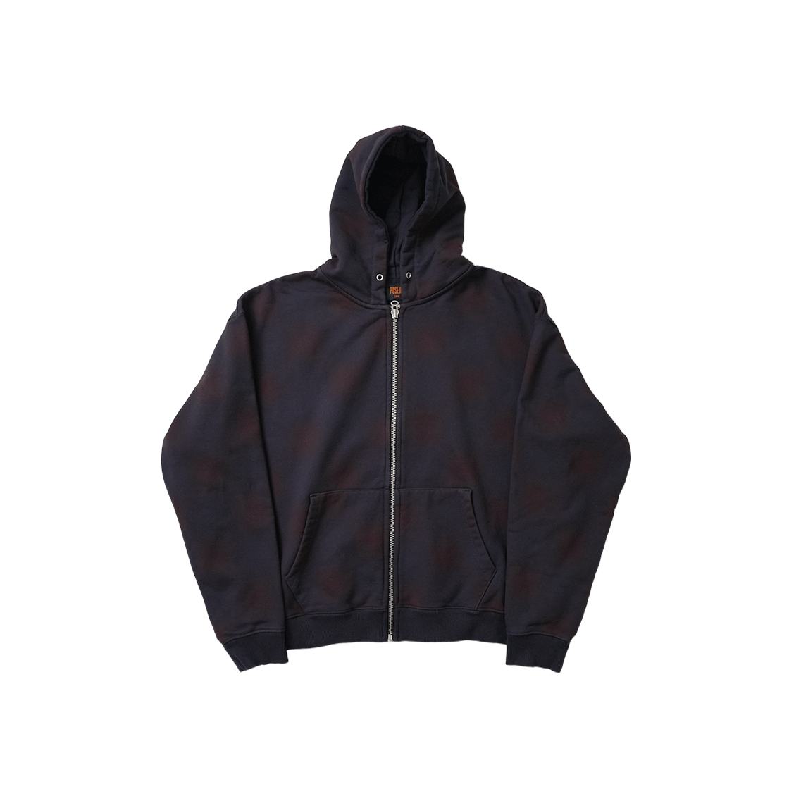 포져 블러 체크 집 후디(POSR Blur Check Zip Hoodie)