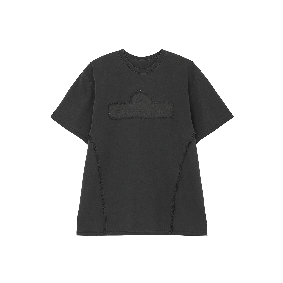 비엘알 로우-엣지드 블러 티셔츠 그레이(BLR Raw-Edged Bluer T-Shirt Grey)