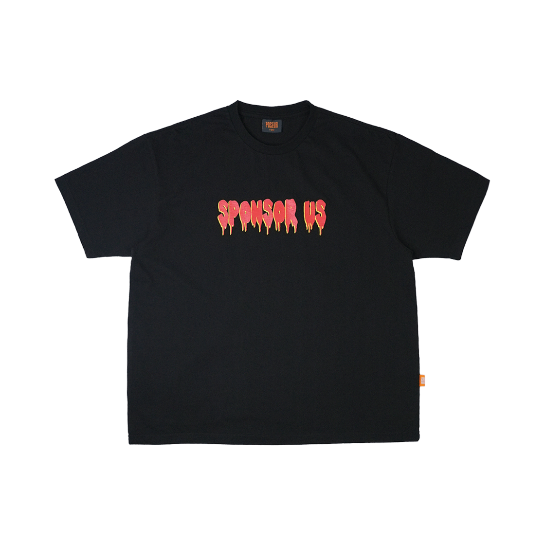 포져 스폰서 티 블랙(POSR Sponsor Tee Black)