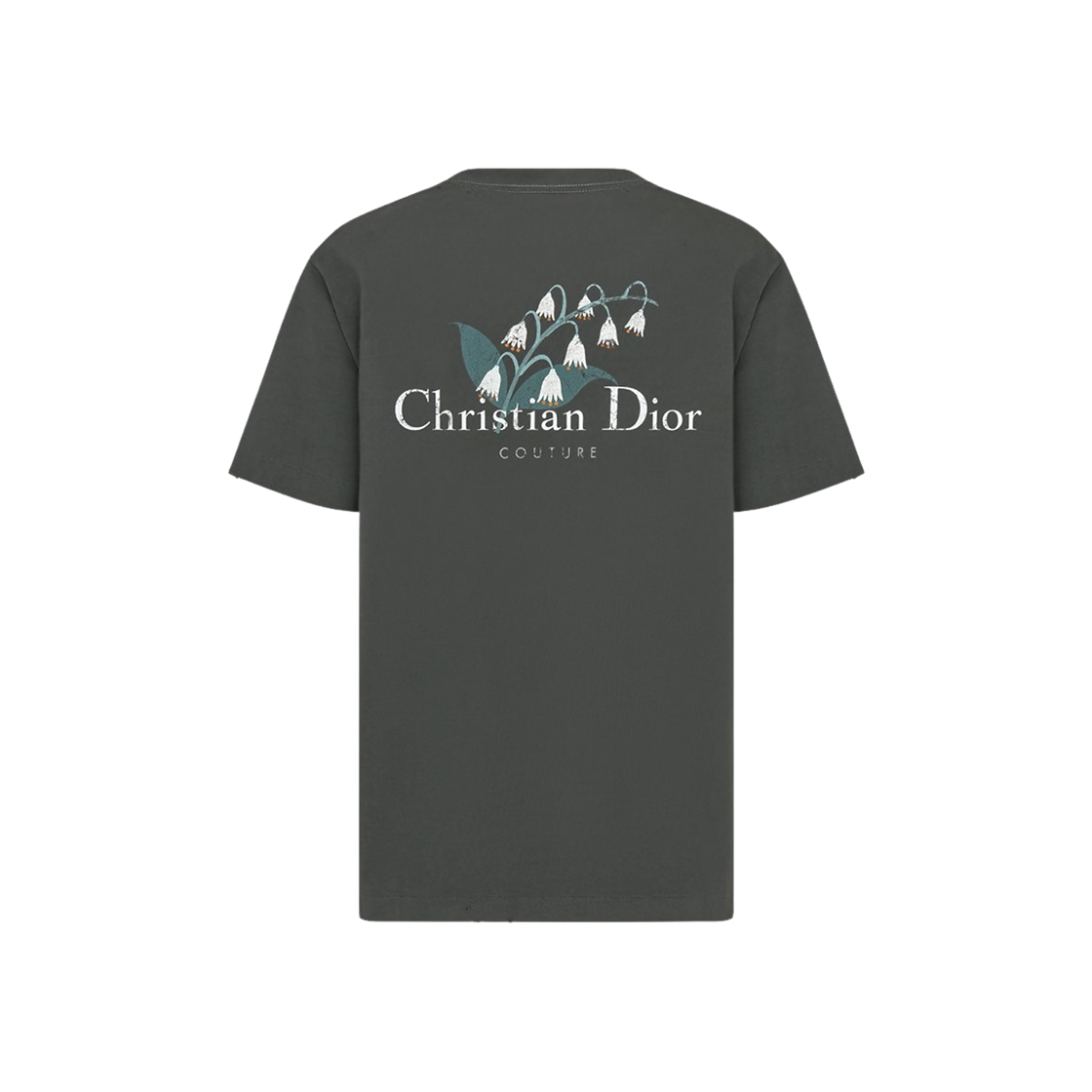 디올 코튼 저지 꾸뛰르 릴리 밸리 릴렉스드 핏 티셔츠 블랙(Dior Cotton Jersey Couture Lily of the Valley Relaxed Fit T-Shirt Black) - 2