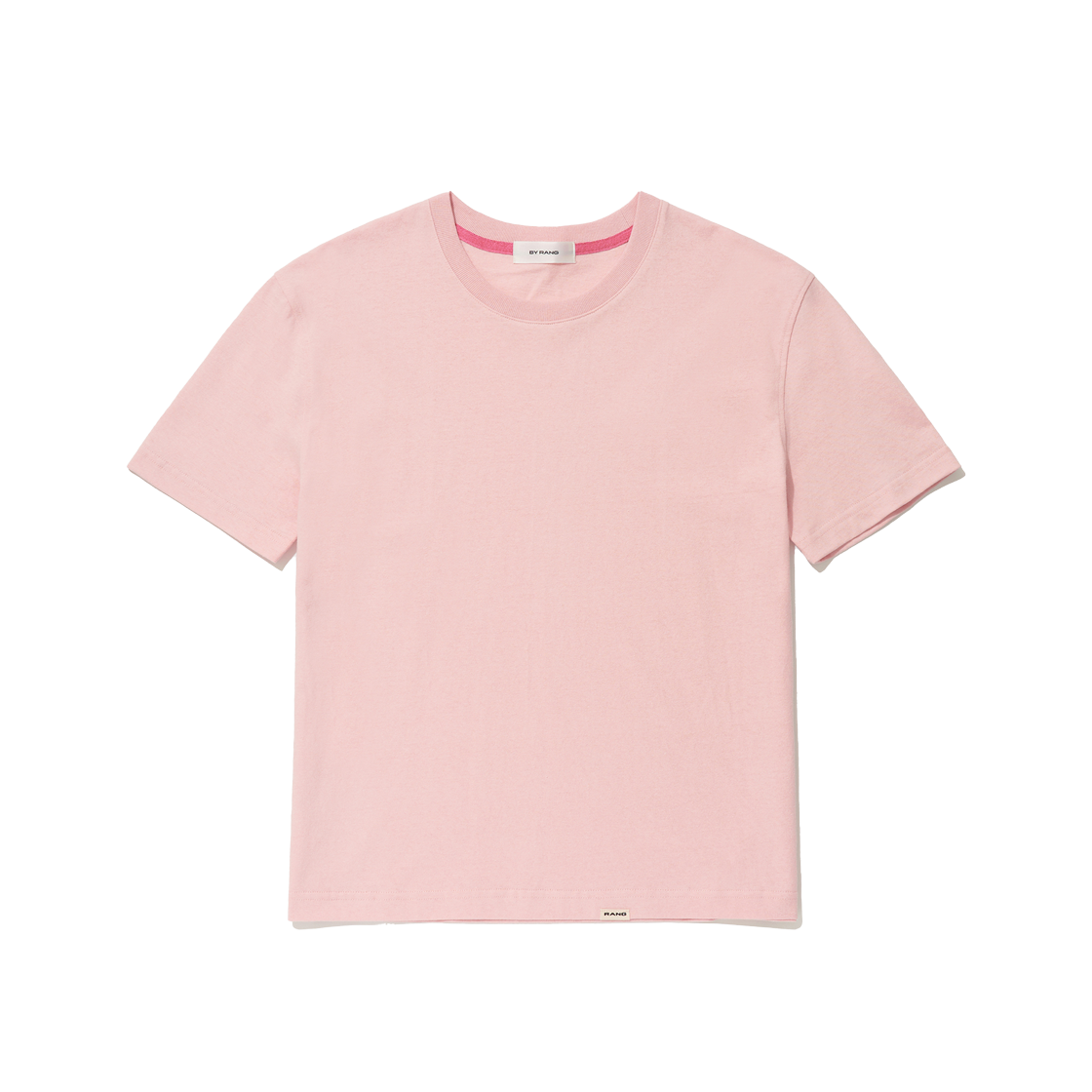 바이랑 코튼 티셔츠 - 핑크(BY RANG Cotton T-Shirts - Pink)