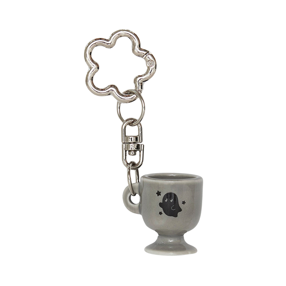 체리드라이버 고스트 인 마이 컵 – 미니 세라믹 키링(CHERRY DRIVER Ghost in My Cup - Mini Ceramic Keyring)