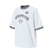 Sapiens Ninety Ringer Over Fit Short Sleeves White