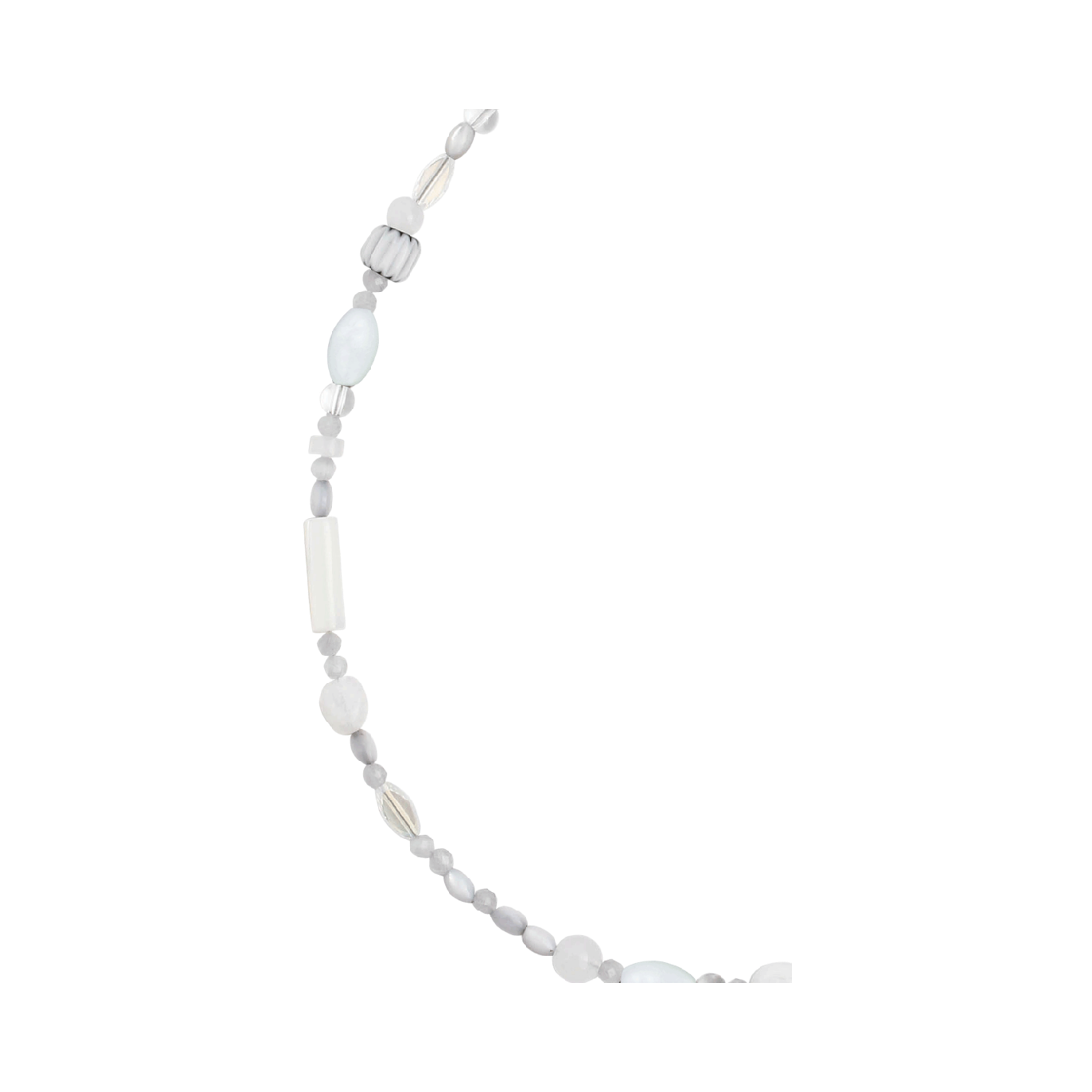 리오므 그레이 웨이브 목걸이(Riomeu Gray Wave Necklace) - 2