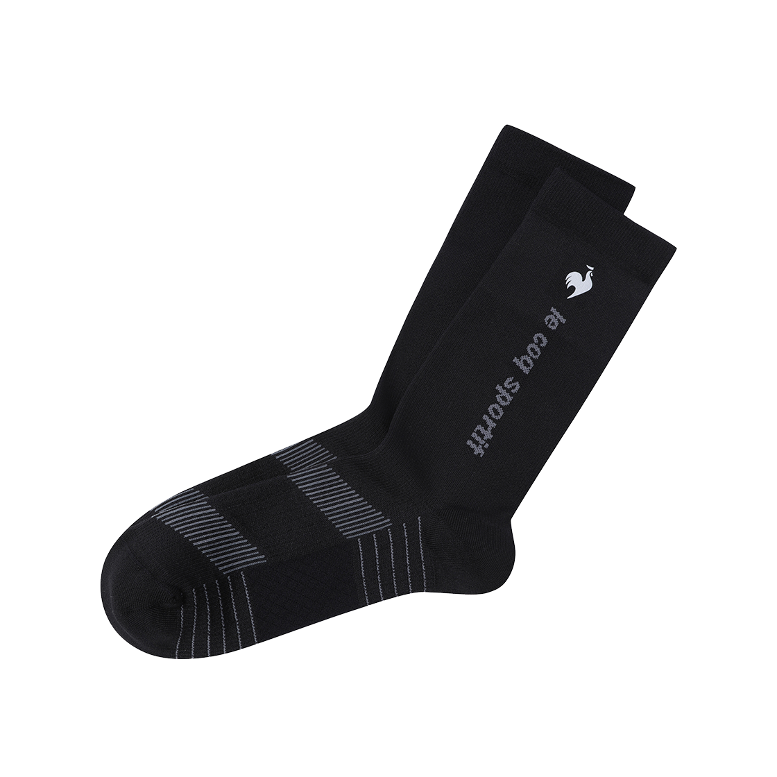 QQ323ASC77_BLK0 le coq sportif Sports Cushion High Socks Black