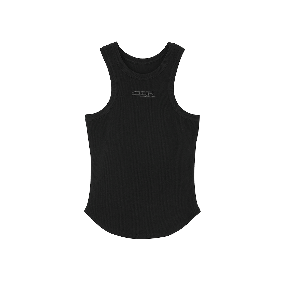 비엘알 더블 비엘알 로고 슬리브리스 블랙(BLR Double BLR Logo Sleeveless Black)