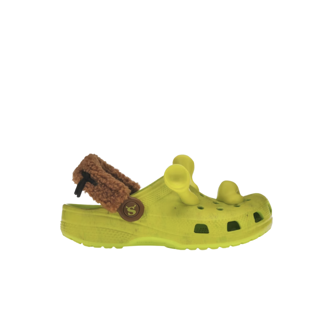 (키즈) 크록스 x 드림웍스 슈렉 클래식 클로그 라임 펀치((Kids) Crocs x Dreamworks Shrek Classic Clog Lime Punch) - 1