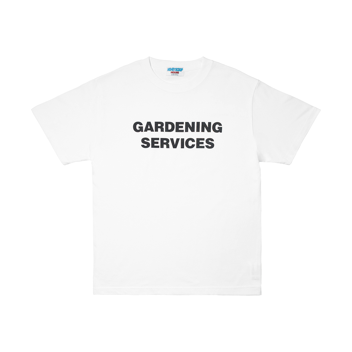 허니스쿱하우스 가드닝 서비스 티 화이트(Honey Scoop House Gardening Services Tee White)