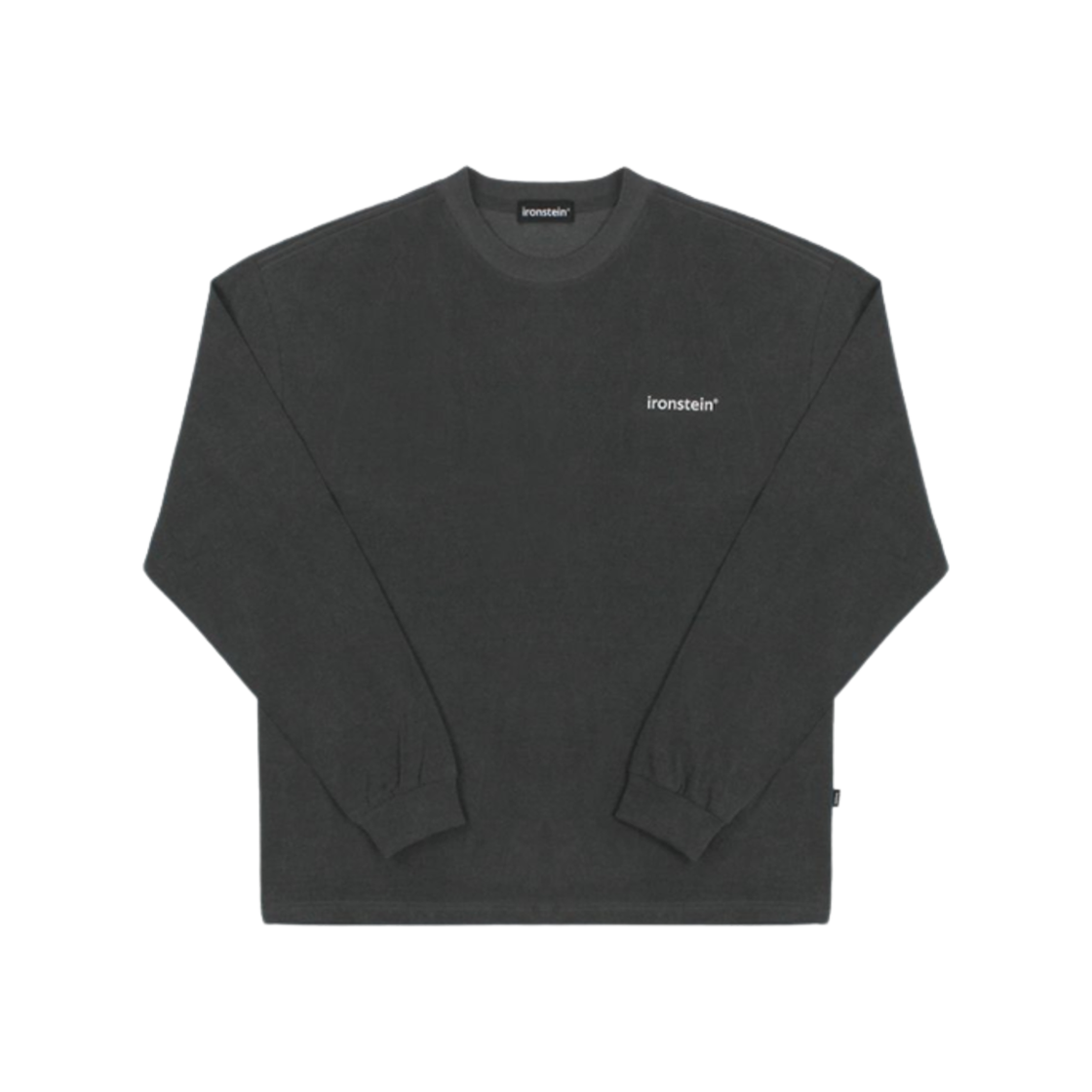 아이언슈타인 피그먼트 로고 롱슬리브 차콜(Ironstein Pigment Logo Long Sleeve Charcoal)