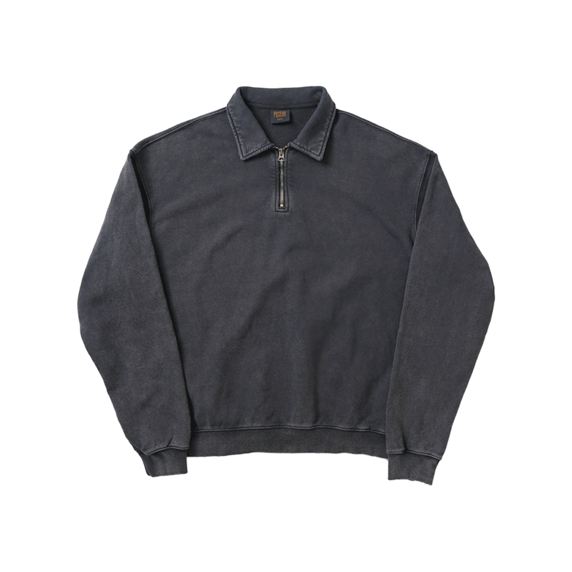 피오에스알 오버다이드 디스트로이드 하프 집(POSR Overdyed Destroyed Half Zip)