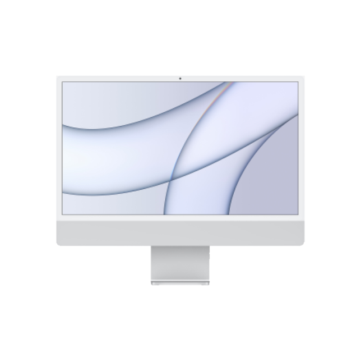 I5A2111270062 [A등급] Refurbished 2021 iMac 24 M1 512GB SSD / 16GB RAM / 2-Port Silver