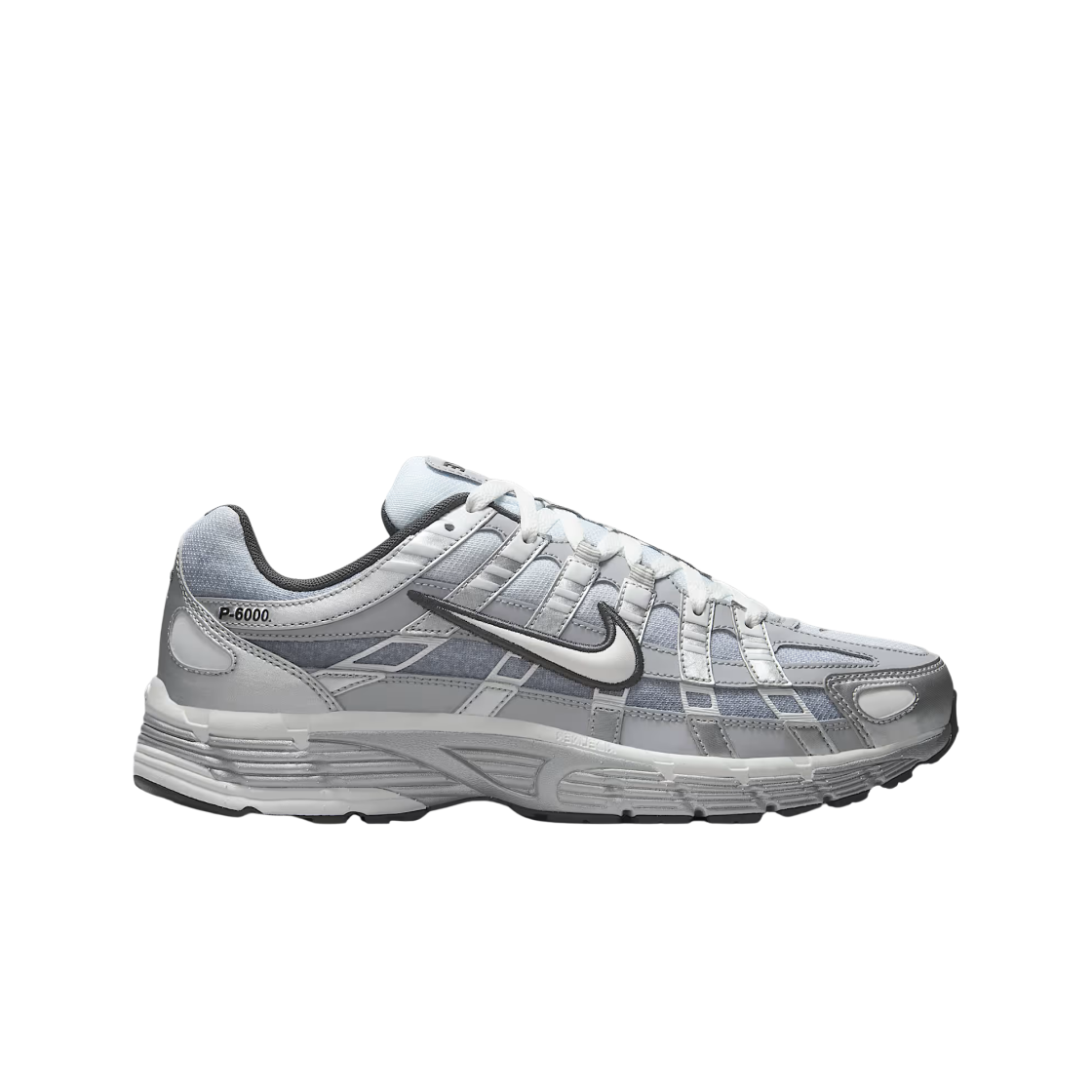 나이키 P-6000 메탈릭 실버 울프 그레이