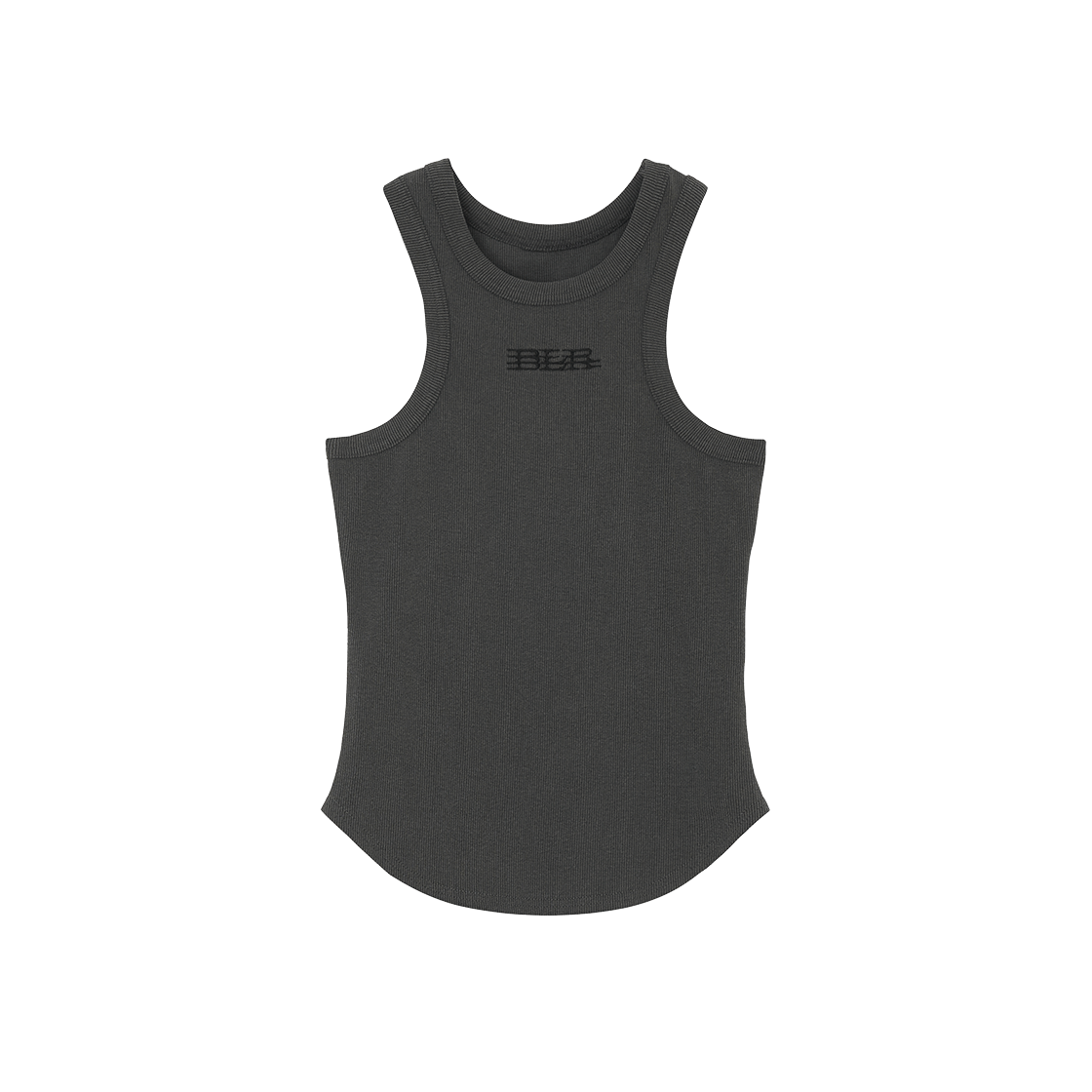 비엘알 더블 비엘알 로고 슬리브리스 그레이(BLR Double BLR Logo Sleeveless Grey)