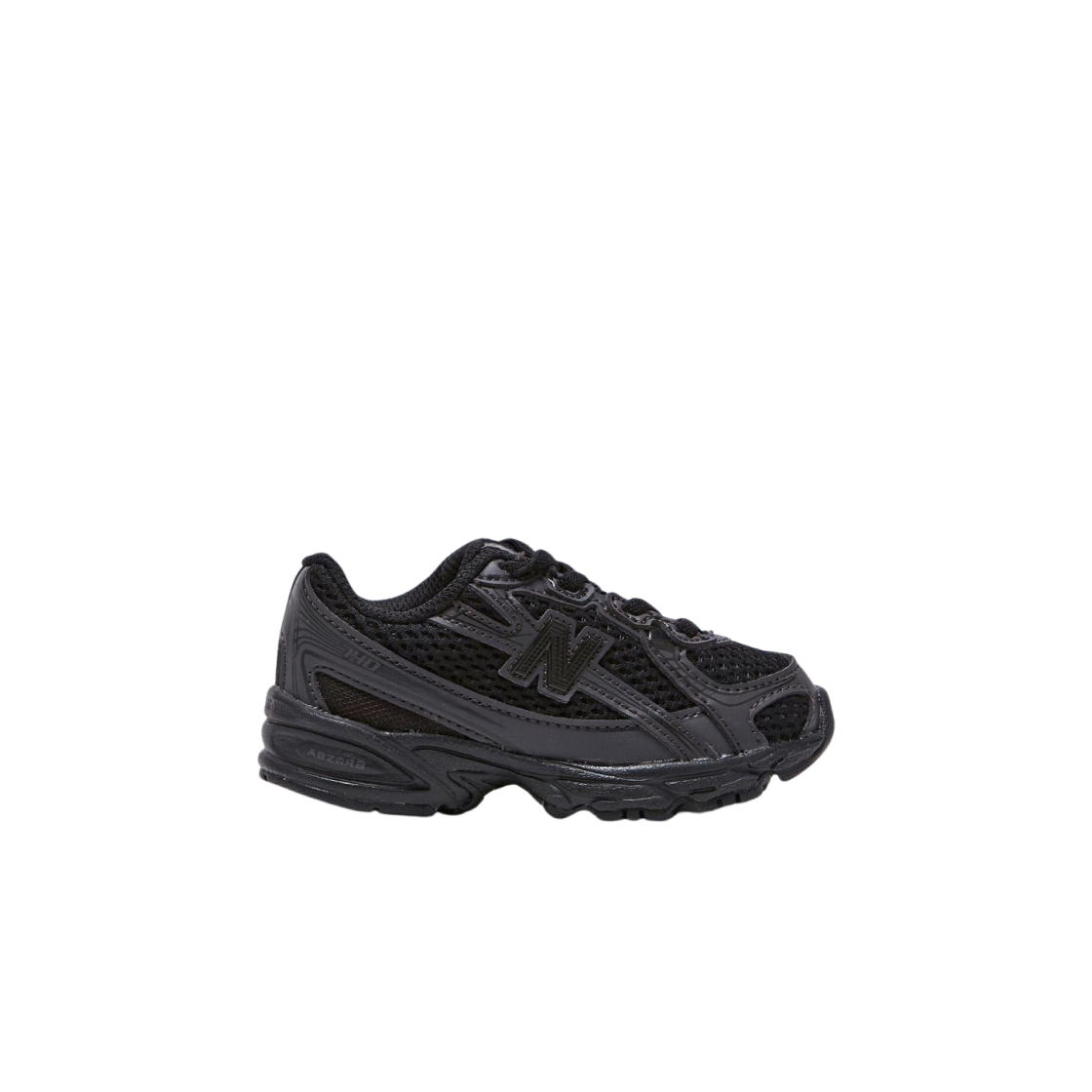 (TD) 뉴발란스 740 번지 레이스 블랙 시멘트 블랙((TD) New Balance 740 Bungee Lace Black Cement Black)