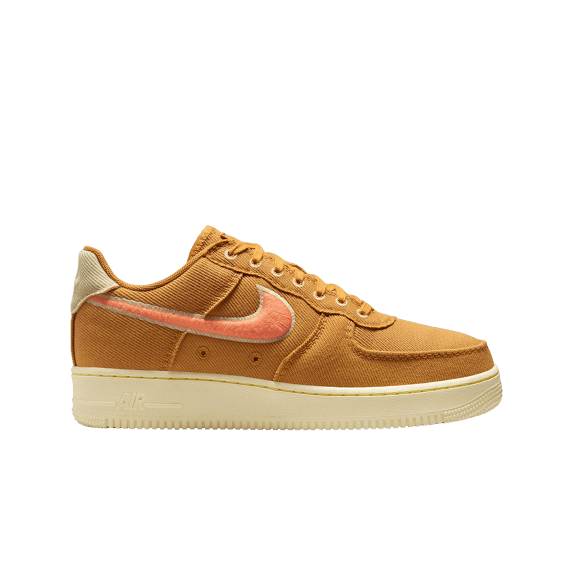 나이키 에어포스 1 로우 캔버스 휘트 팀 골드(Nike Air Force 1 Low Canvas Wheat Team Gold)