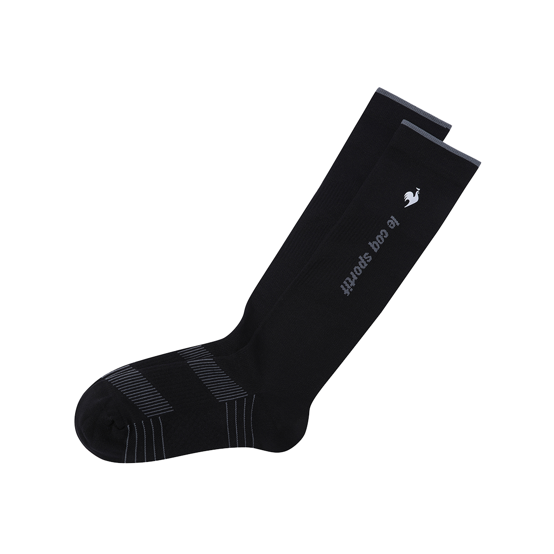 QQ322WSC71_BLK0 le coq sportif Women’s Sports Cushion Long Socks Black