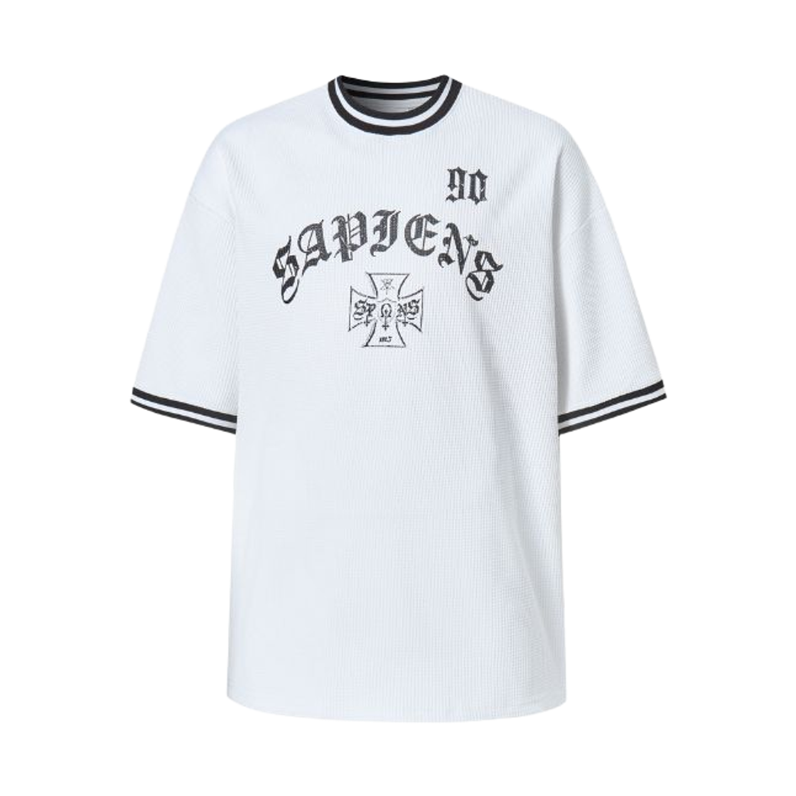 사피엔스 나인티 링거 오버핏 반팔티 화이트(Sapiens Ninety Ringer Over Fit Short Sleeves White) - 2