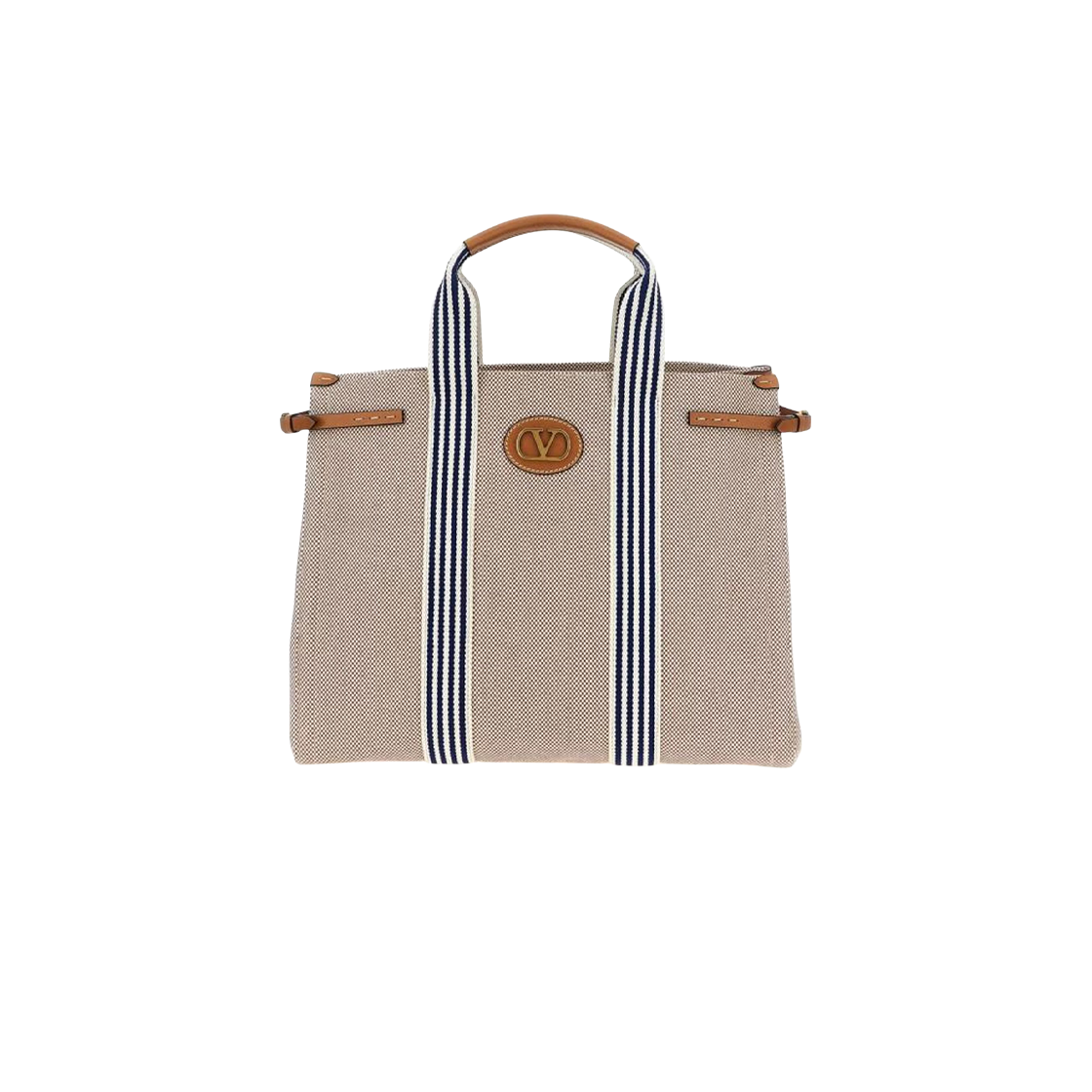 발렌티노 브이로고 토트백 베이지 블랙(Valentino Vlogo Tote Bag Beige Black)