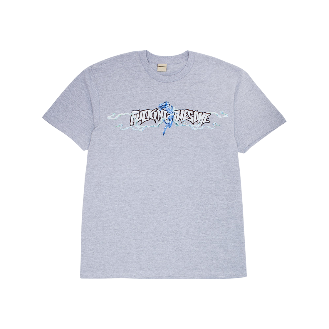 퍼킹 어썸 배스킨 리본 숏슬리브 티셔츠 헤더 그레이(Fucking Awesome Baskin Ribbons Short Sleeve T-Shirt Heather Grey) - 1