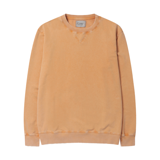 SOTAM24007ORX Series Fibre Vintage Washing Sweatshirt Orange