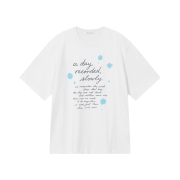 SLOW RECORD HOUSE Day Record T-Shirt White