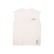 Satisfy 10th Anniversary Mothtech Muscle T-Shirt Sun Bleached Rosewater