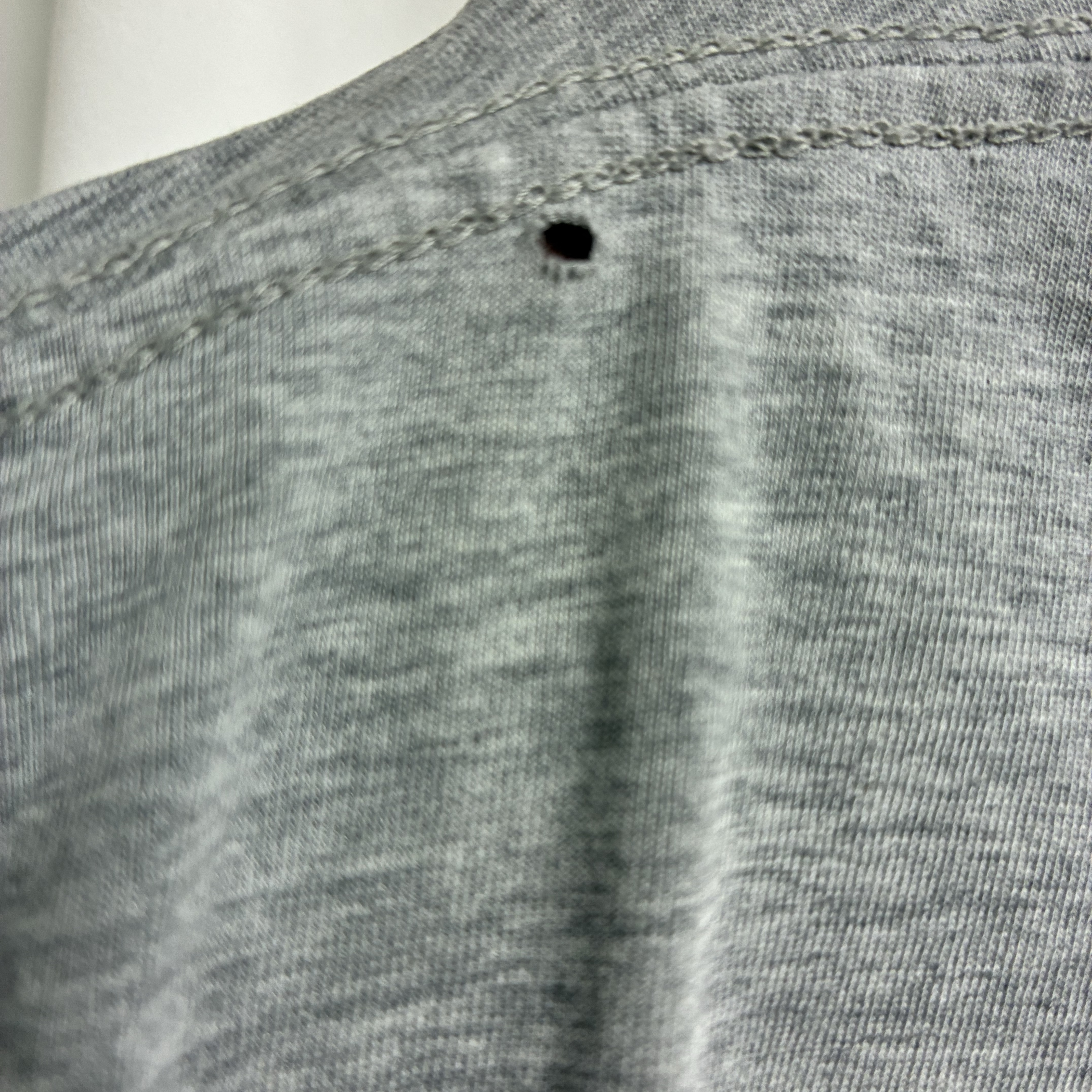 Polyteru Human Index Human Regular 1/2 T-Shirt Dyed Blue, Polyteru Human Index Human Regular 1/2 T-Shirt Dyed Gray 착용 스타일 - 5