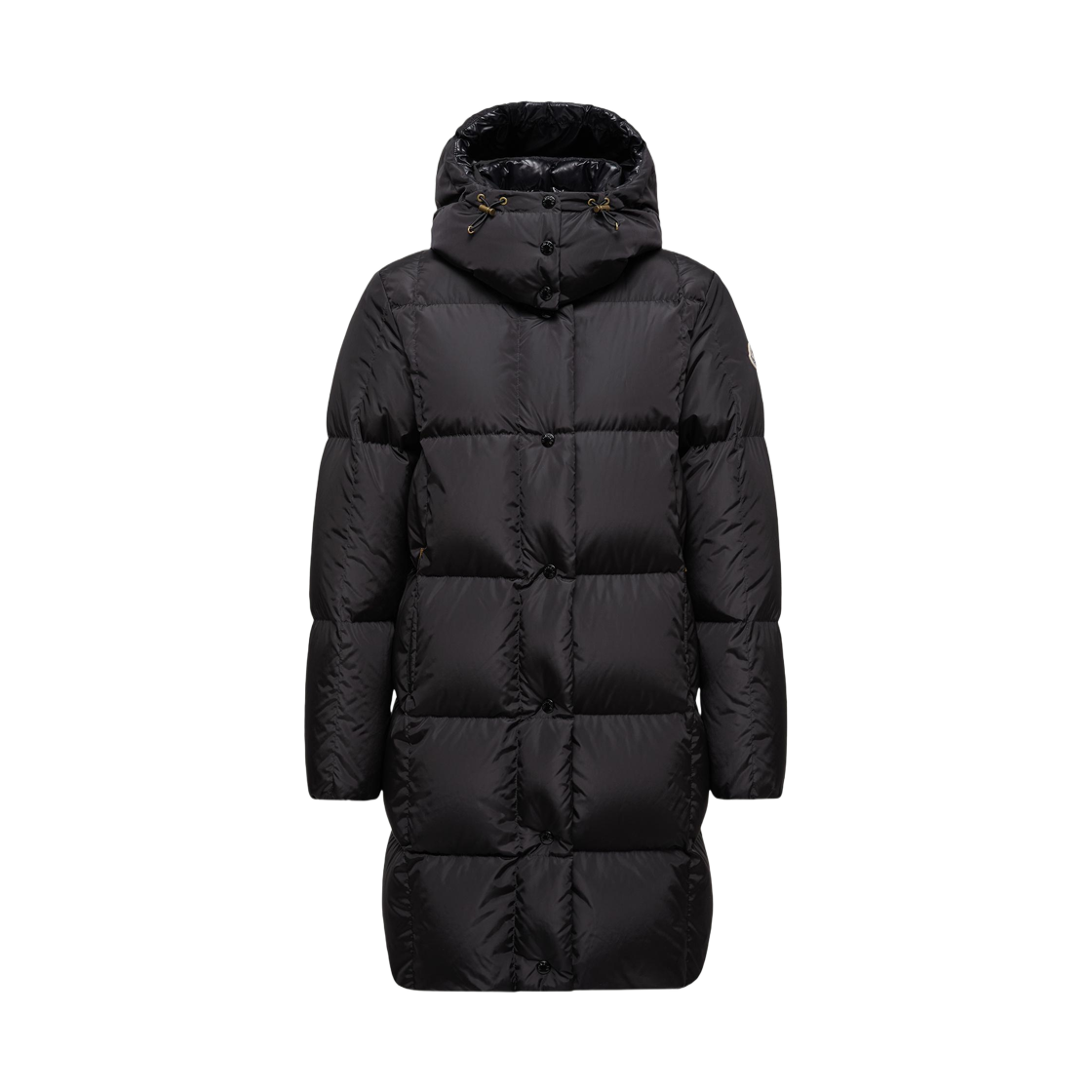 K2-093-1C00020-539ZD-99B (W) Moncler Litte Square Quilted Hooded Long Down Jacket Black - 25FW