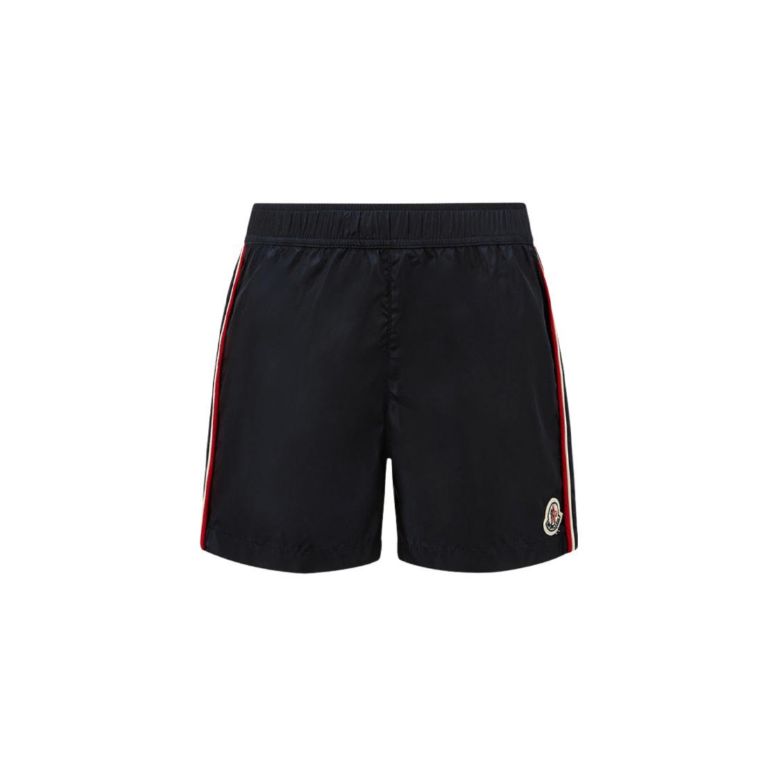 K1-954-2C00009-53326-742 (Kids) Moncler Tricolor Trim Swim Shorts Blue - 25SS