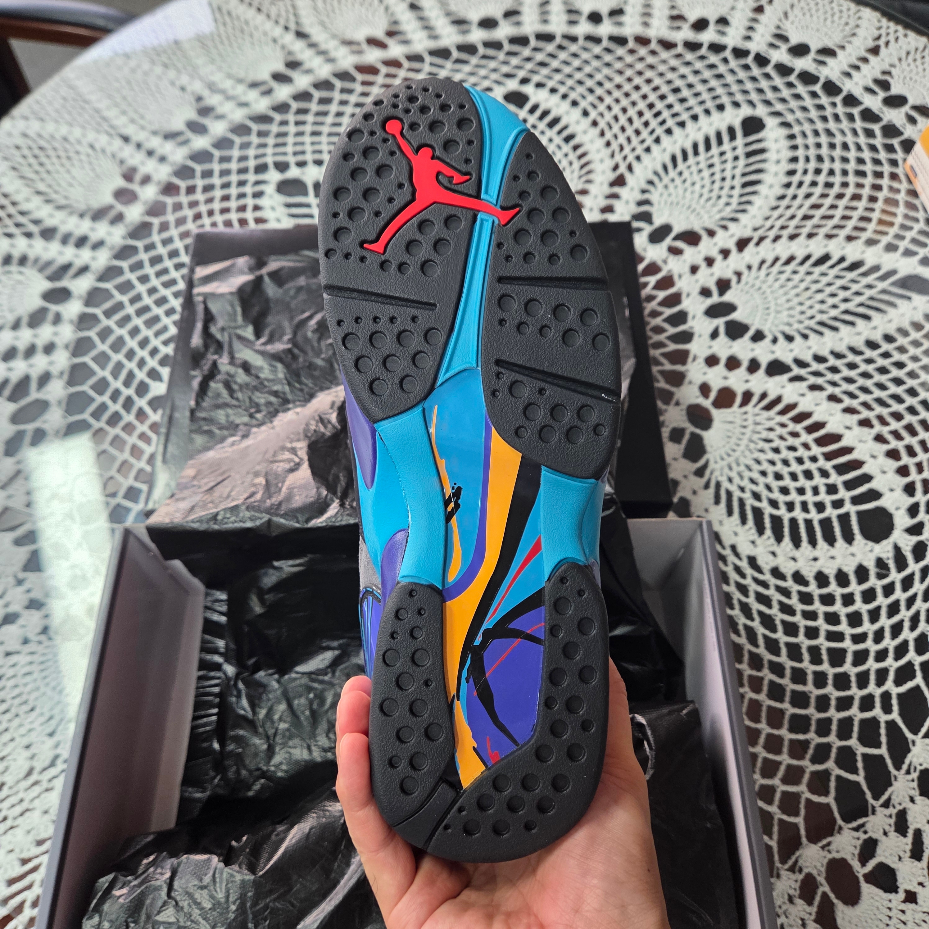 Jordan 8 Retro Aqua 2025 착용 스타일 - 2