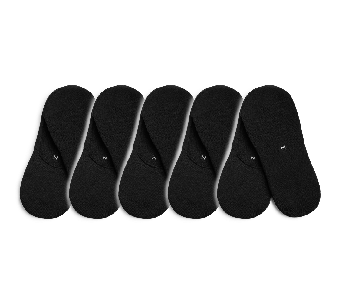 FAKE5SET LI2 Airycool Fake Socks Black 5 SET