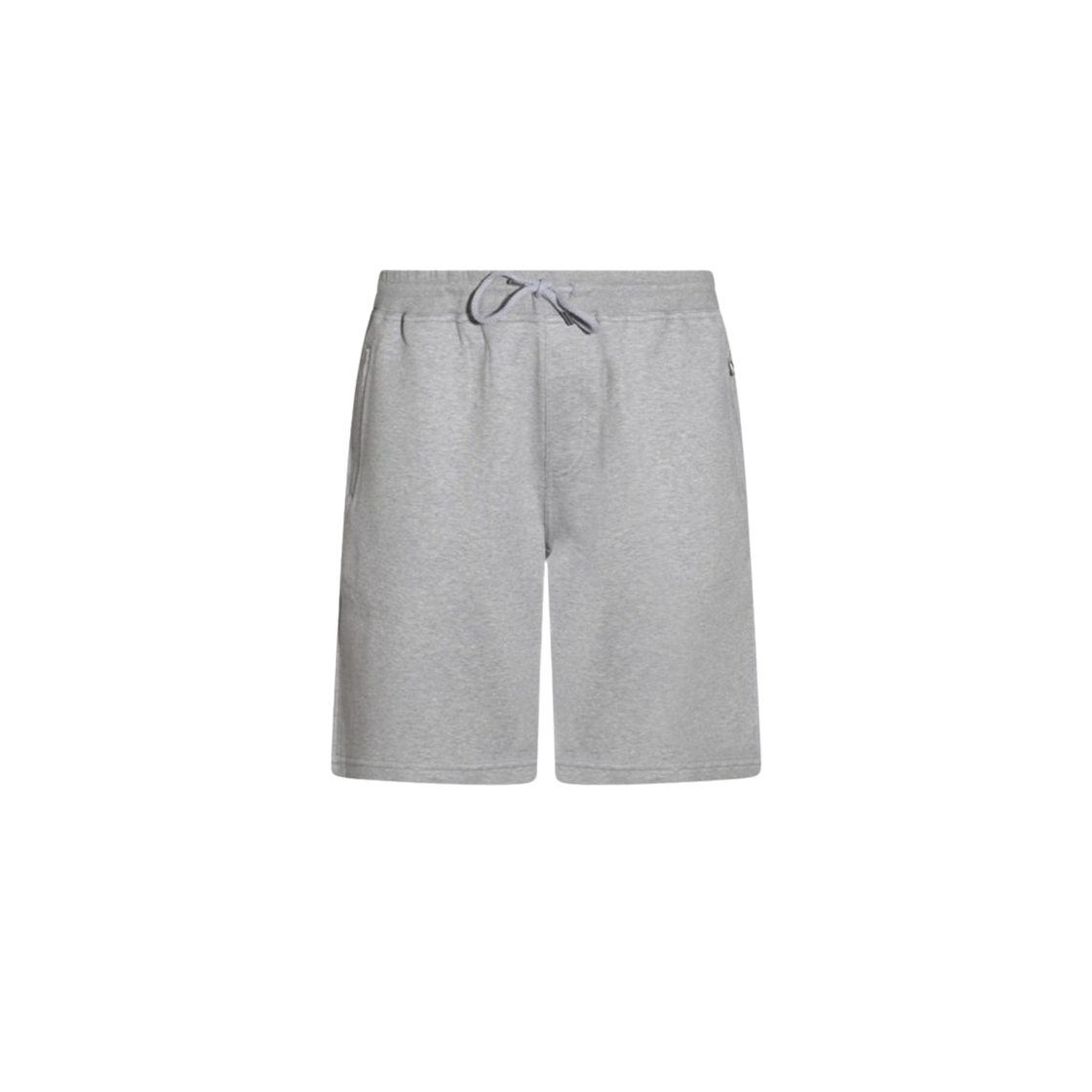 MM8313242G-C1252 Brunello Cucinelli Cotton Cashmere Silk French Terry Double Cloth Shorts Medium Grey