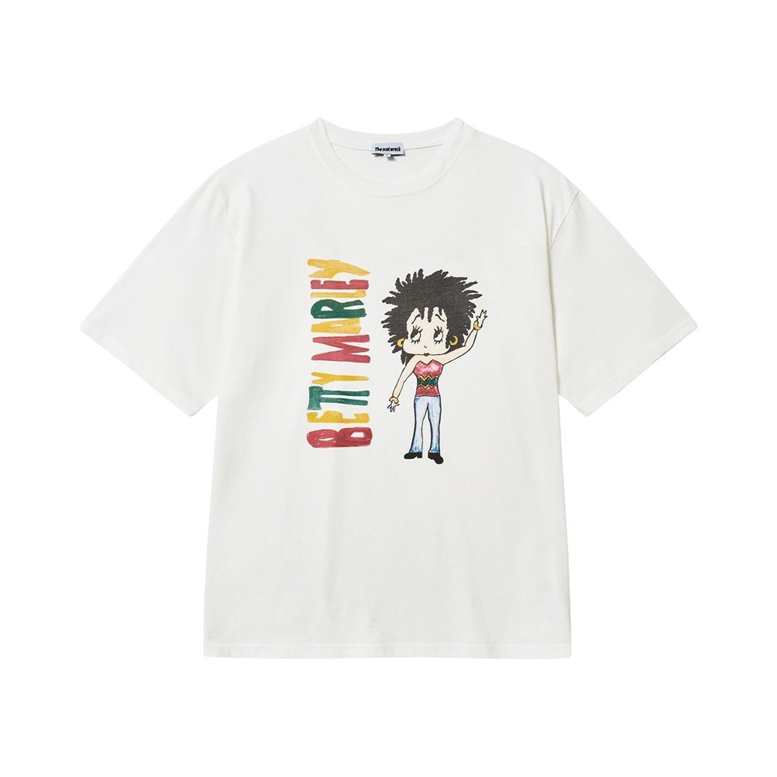 - The Scot Wreck Betty Marley T-Shirt White