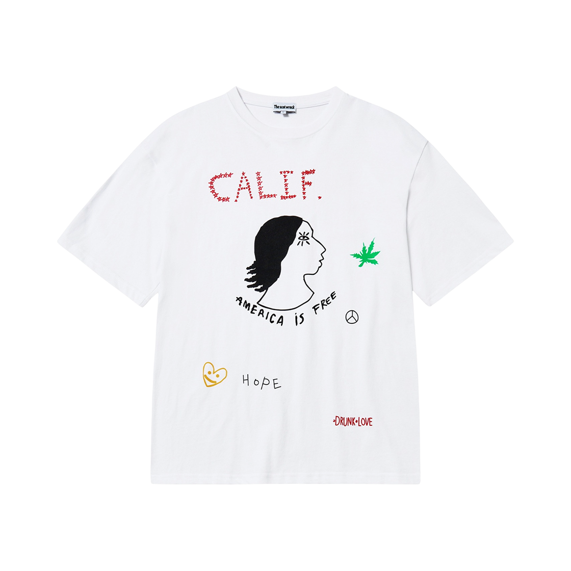 - The Scot Wreck America Is Free T-Shirt White