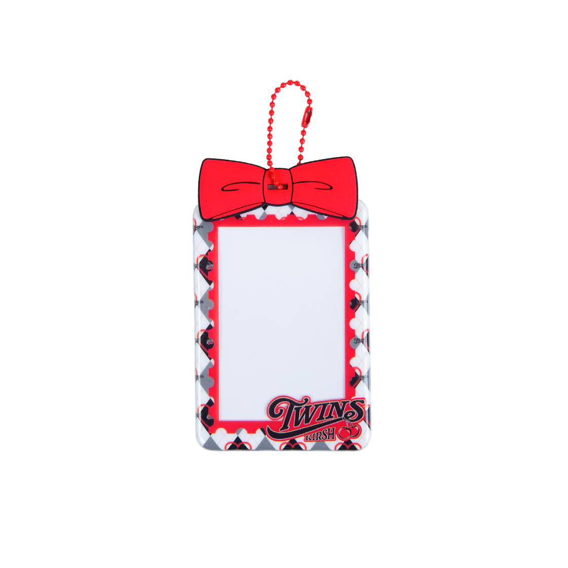 KI255UPTGD037 LG Twins X Kirsh Cherry Twins Photocard Holder