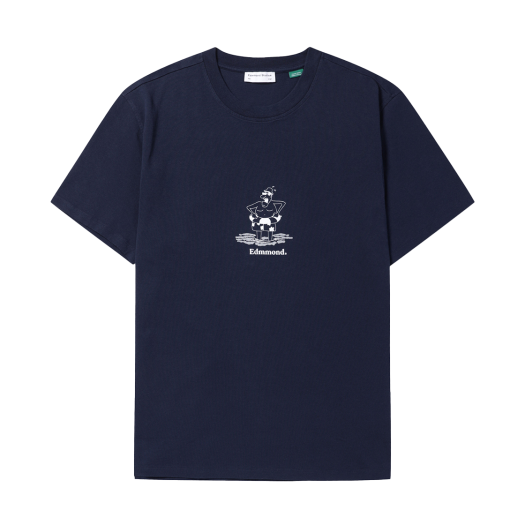 SVTAM24502NYX Series Edmund Studio Print T Shirt Navy